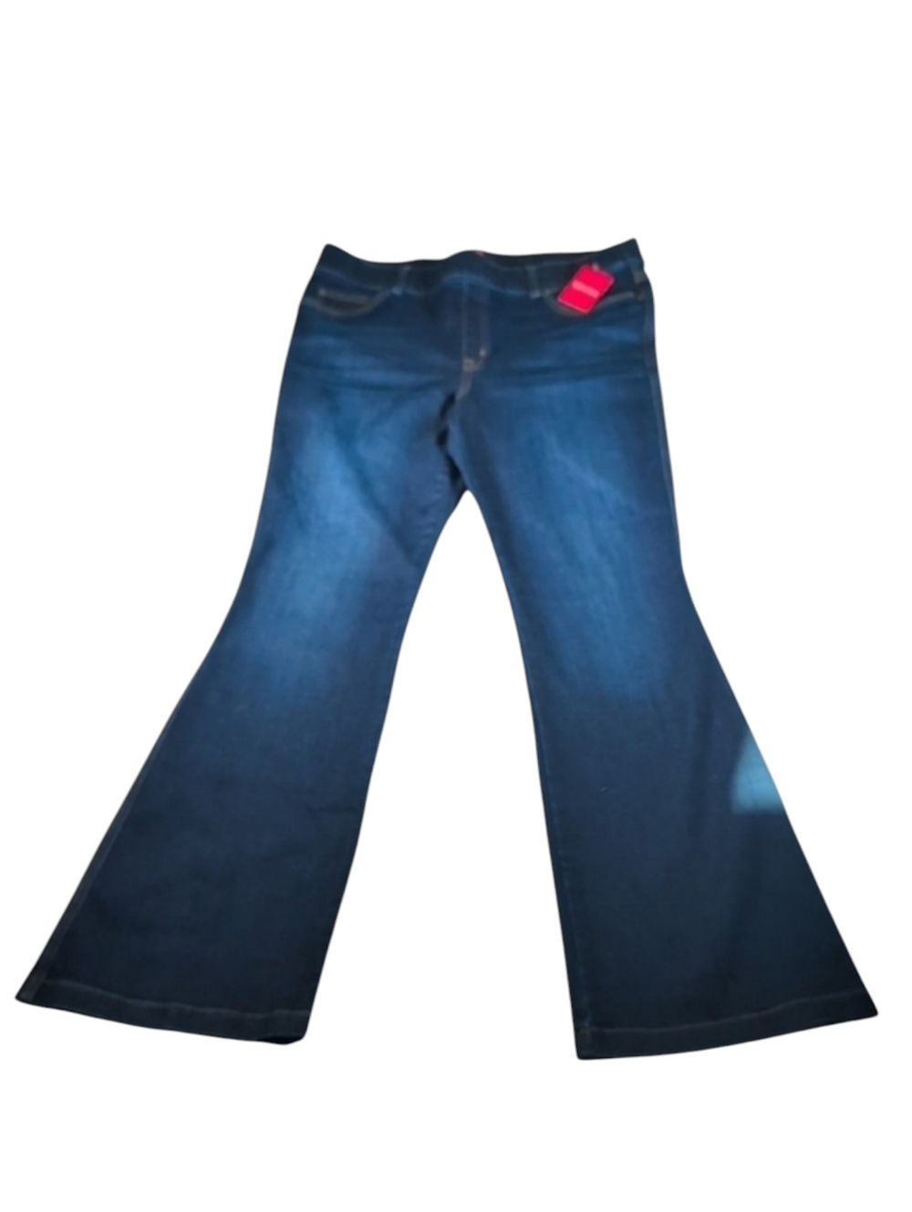 Spanx Every Wear Flare Jeans in Midnight Shade Size XL